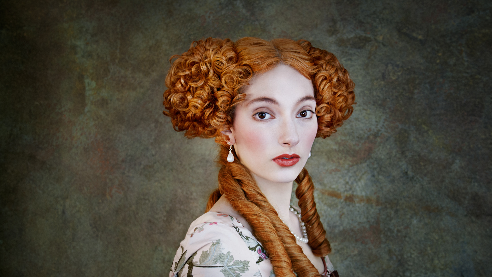 Barocke Haarfrisur